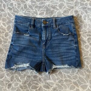 Distressed American eagle denim shorts